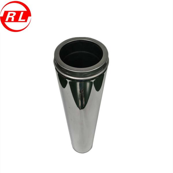 SS316 1000mm Length Steel Twin Wall Straight Chimney Flue