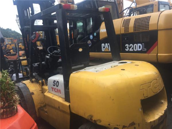 Used TCM 5T Forklift ISUZU engine with Original Paint