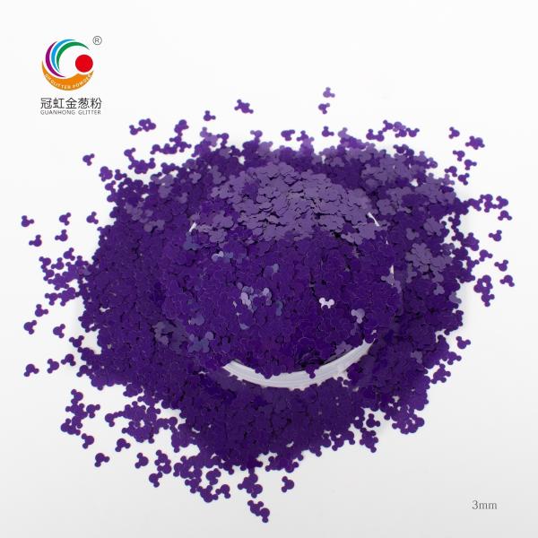 1mm Bulk Blue Eco Friendly PET Solvent Resistance Glitter Chunky Round For Crafts