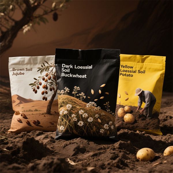 Recyclable Custom Agricultural Soil Fertilizer Packaging Bag with PET VMPET PE Material Structure Flat Bottom Heat Sealed