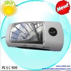 Polymer battery Portable USB Flash Light Solar Charger With solar Flashlight Radio