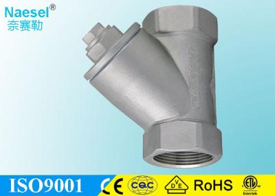 Inline Y Strainer Filter Angle Seat Valve DN50 2 Inch NPT Thread Durable