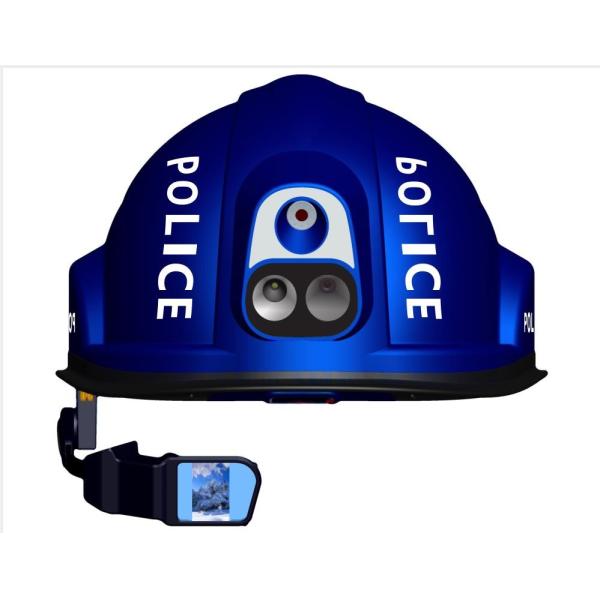 Ультракрасный термальный мотоцикл камера шлема безопасности 2,4 дюймов