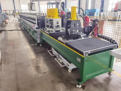 1.5-2.5mm Stainless Steel Unslotted & Slotted C Uni Solar Strut Roll Forming Machine With Servo Following Cutting And Punching