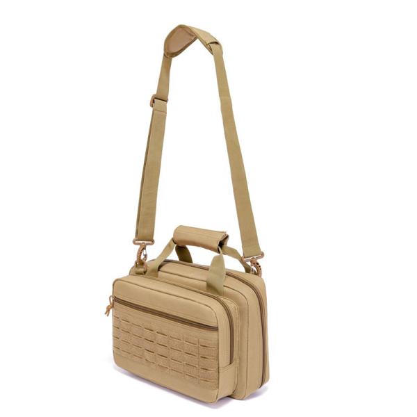 Laser Cut MOLLE Mounted Single Pistol Bag Camouflage Pattern