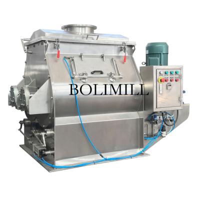 Industrial Ribbon Powder Mixer 300L Capacity 4-22kw Motor