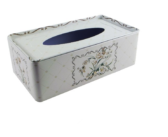 caixa da lata do metal do feriado da espessura de 0.23mm, caixa personalizada da lata do tecido da cor