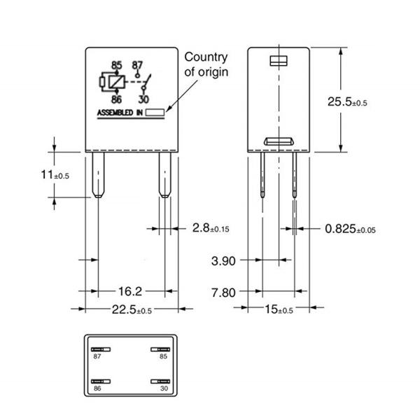 15-8571 4Terminals автомобильное микро- реле, реле 12v 40A 12088567 Multi пользы автоматические электрические 13500114 12193604 15328864