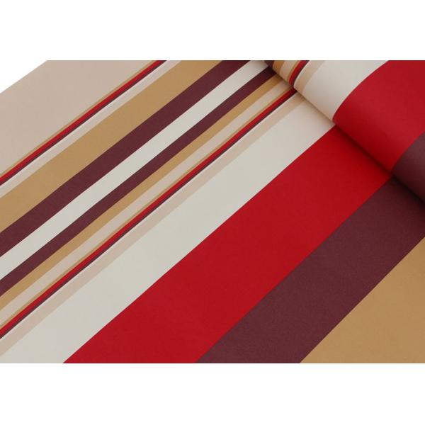 Washable Living Room Striped Wallpaper / Modern Embossed Wall Coverings , CE CSA Listed