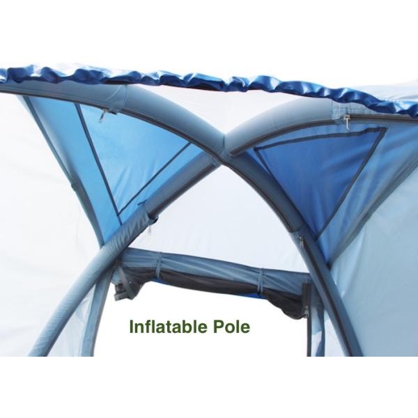 Синь 210X210X150cm шатра купола воздуха раздувных на открытом воздухе шатров поляка TPU раздувная