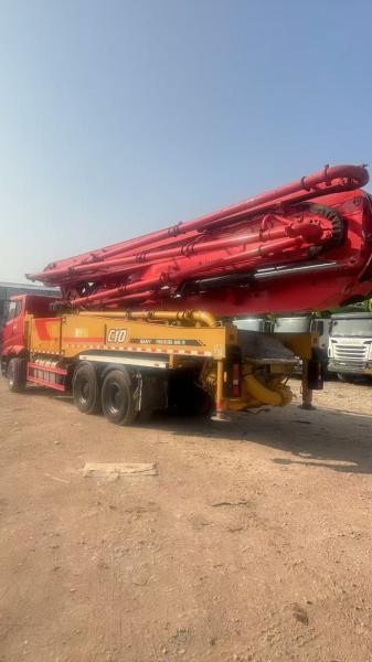 47m Refurbished Boom Concrete Pump Trucks 35000kg High Performance