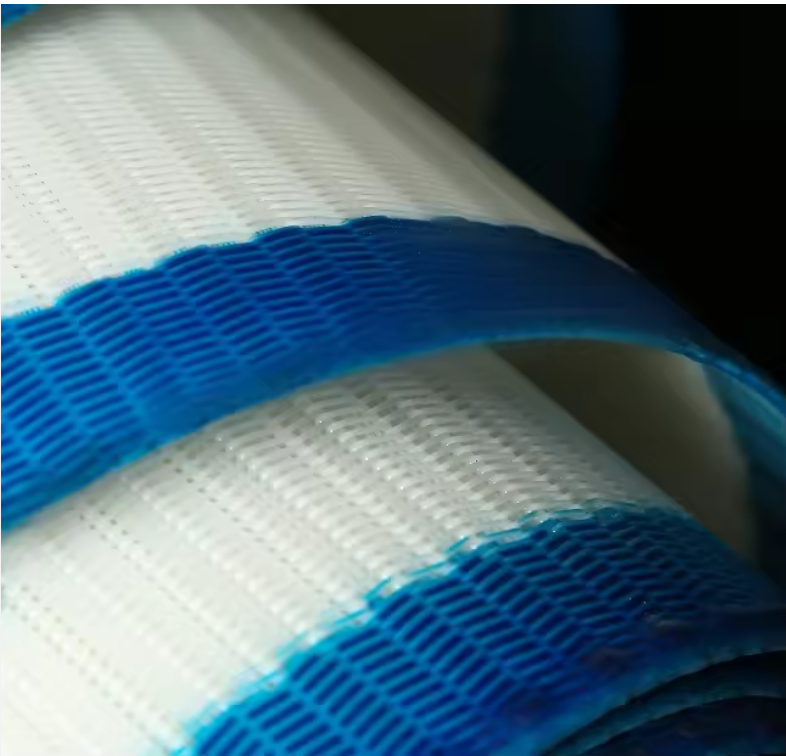 Polyester spiral mesh conveyor belt for sludge dewatering fabric used for drying food and paper