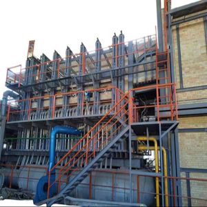 Horno de fusión de cristal Melter 50ton de la máquina de la energía del aceite pesado