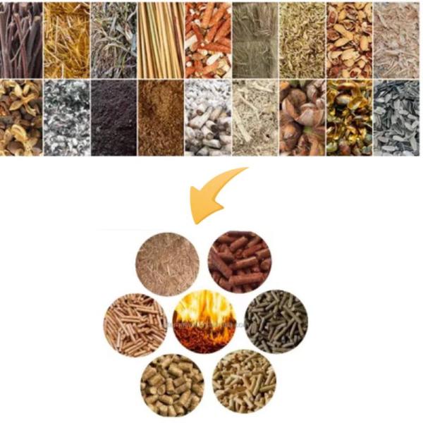 Мельница лепешки PTO биомассы мельница лепешки соломы 80 до 500 KPH деревянная с CE