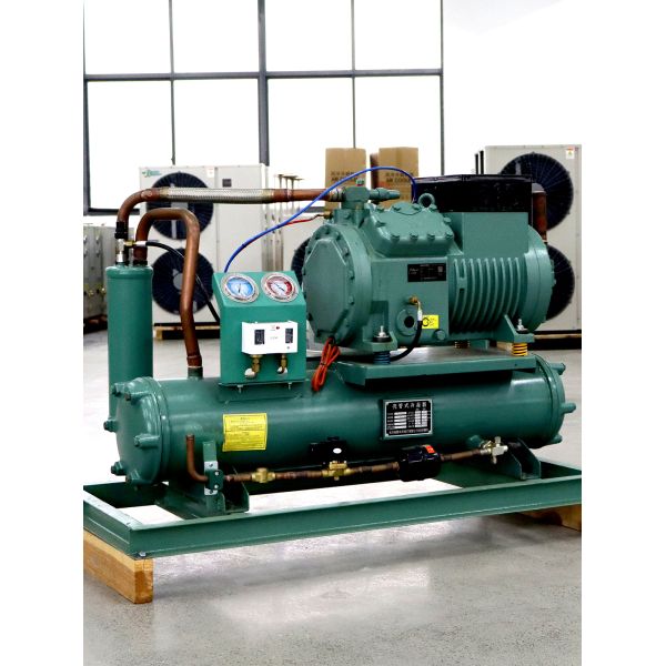 Semi Hermetic Condensing Unit developed to ensure heat transfer and refrigeration performance in commercial and industrial