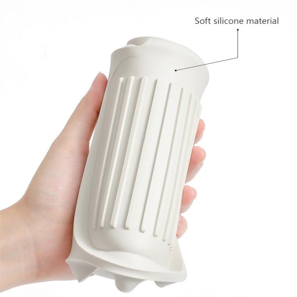 Waterproof Silicone Bottom Mat for Bathroom and Kitchen Countertop Faucet Light Gray