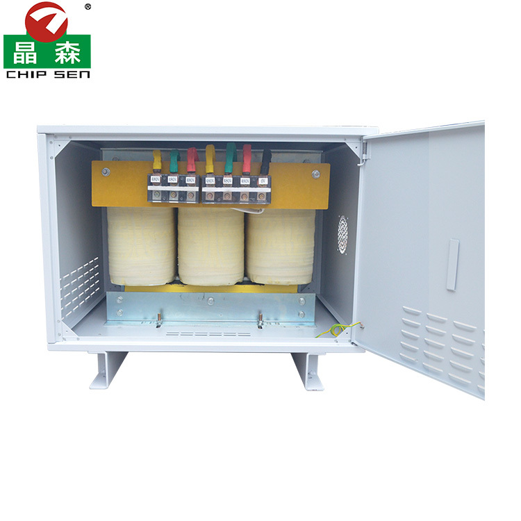 EI480 Three Phase Isolation Transformer 480V To 240V Dry Type Custom KVA