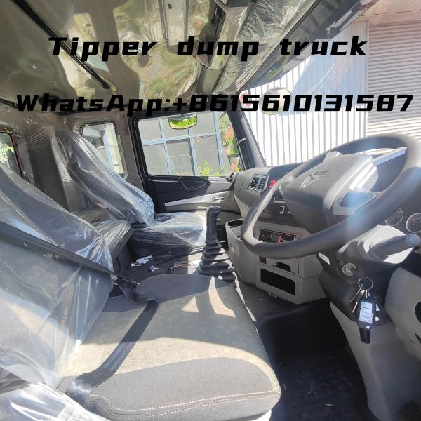SINOTRUK HOHAN 8×4 Black Tipper Dump Truck For Construction