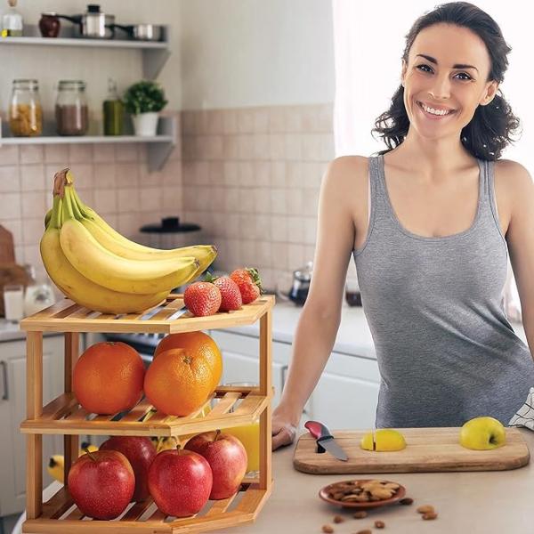 Многофункциональный бамбуковый планшет для кухни и ванной