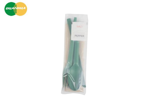 Biodegradable Disposable CPLA Compostable Cutlery Kit Sustainable