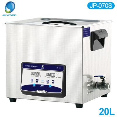 Líquido de limpeza ultrassônico de alta frequência de 20Liters Digitas para as peças de metal