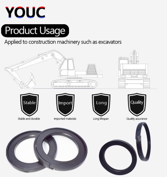 Construction Works Black POM NBR Sealing Ring OK Seal 105mm