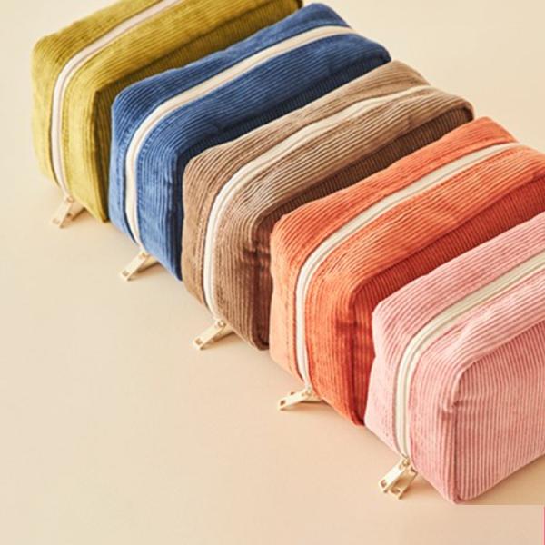 Portable Velvet Waterproof Makeup Bag for Travel Storage Pouch Cosmetic Case