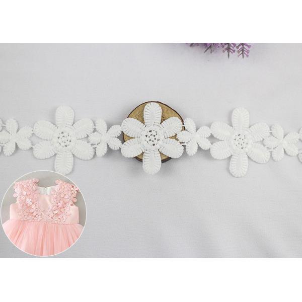 Отделка шнурка хлопка винтажного цветка химическая, вязать крючком крючком лента шнурка для платья девушки