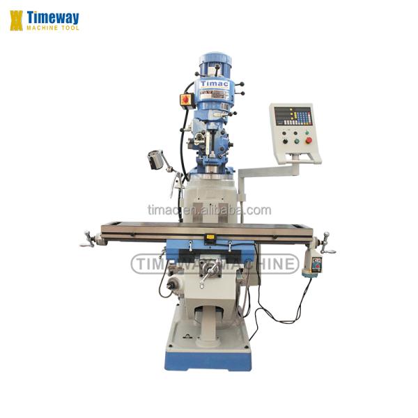 3HP Milling Head Vertical Turret Milling Machine High Precision Milling