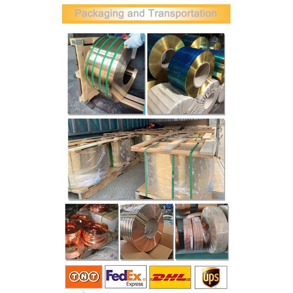 Customized Copper Strip Coil C17200 QBe2 Beryllium Foil for Decorative