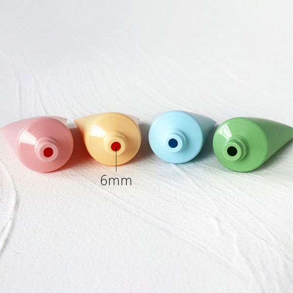 50ml 60ml 80ml Cosmetic Packaging soft cosmetic container utilizing hot stamping printing method crafted for cosmetic product protection and branding