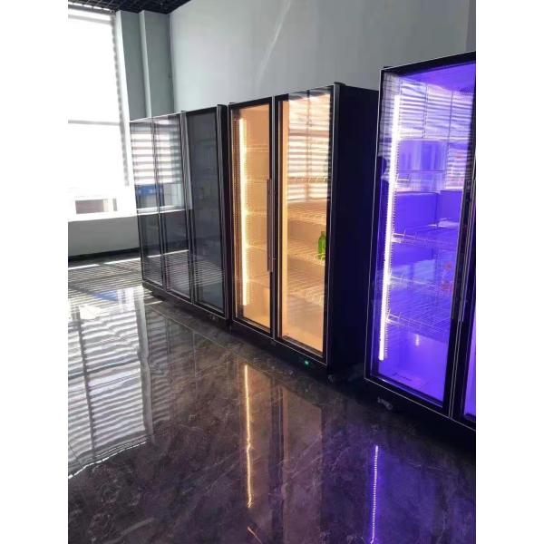 Three Door 1800L Beer Upright Glass Door Freezer Beverage