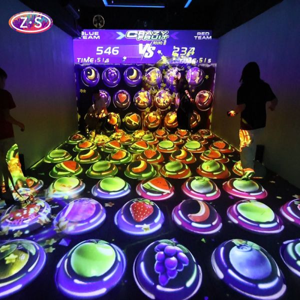 Motion Based Fun Games Immersive Bouncing Sphere For Children Activity Centers