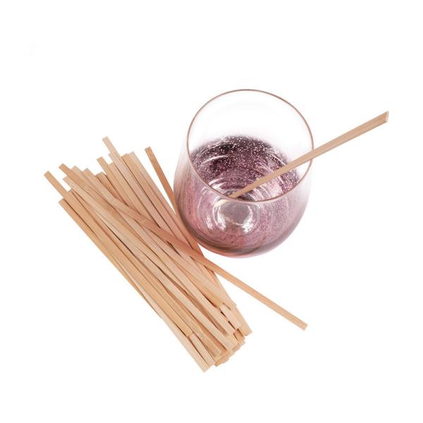 110mm 114mm 140mm Disposable Bamboo Coffee Stir Stick