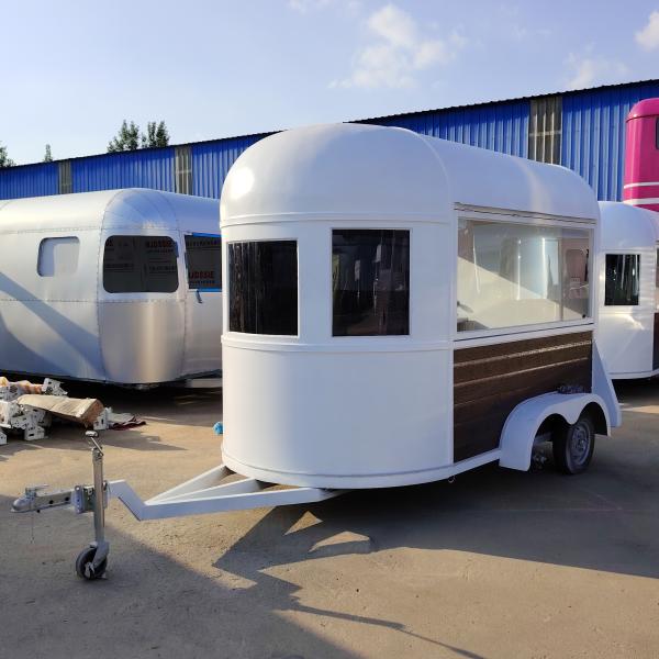 2024 Mobile Stainless Steel Trailer for Catering Bar Snack Fast Food Drink Ice Cream