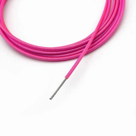 Plastic Coated Steel Wire Rope for Hanging Lamps Wire Gauge 0.3mm-20mm Transparent and Durable