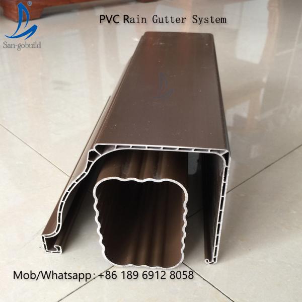 High Quality China PVCRain Water Collector, Rain Roof Gutter Price Philippines