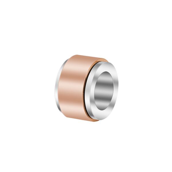 75MM 304 homens de couro de aço inoxidável gravou braceletes
