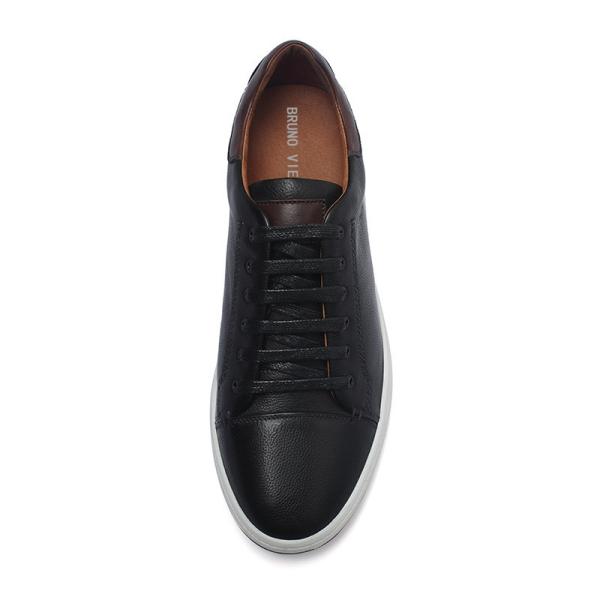Summer Anti Odor Breathable Mens Leather Sneakers