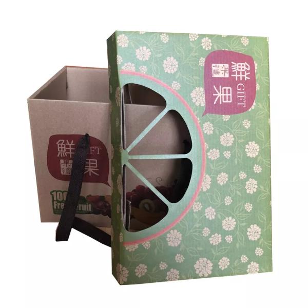 Двойная стена гофрировала коробки для слоения/выбивать плода упаковывая