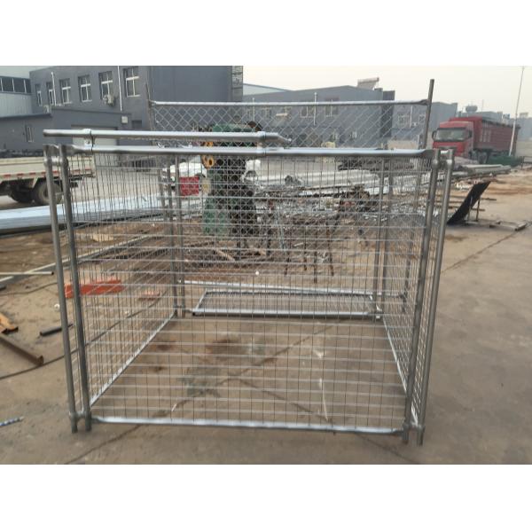 Galvanized Steel Wire Mesh Rubbish Cage construction site