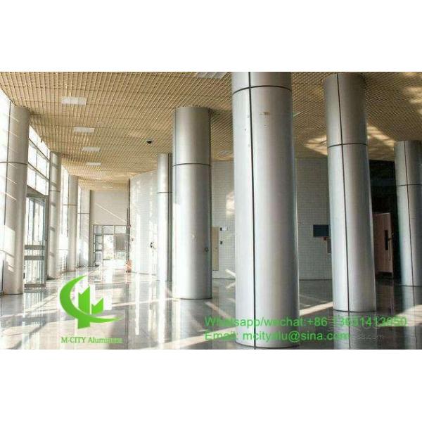 3 мм металлическая алюминиевая панель с порошкообразным покрытием для фасадной колонны занавесной стены