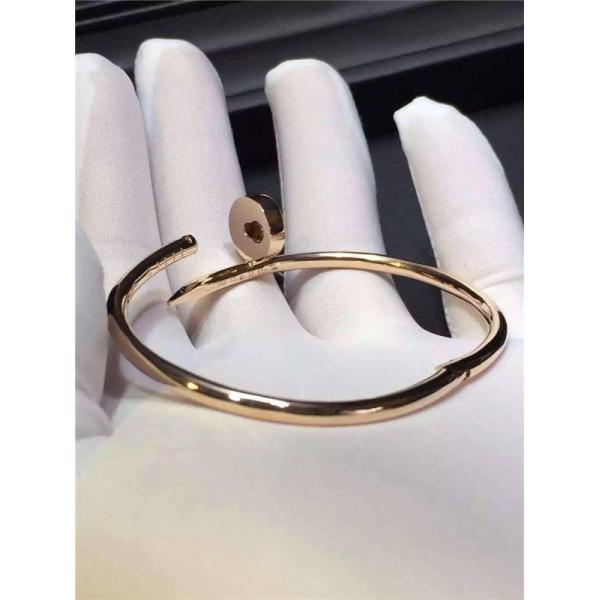 C luxury just nail bracelet 18k gold white gold yellow gold rose gold bracelet Jewelry factory in Shenzhen, China