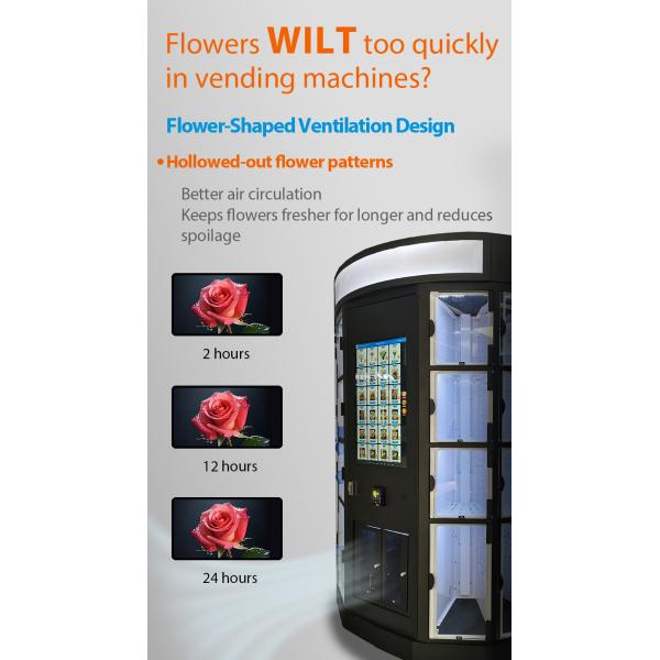 Daily Flower Vending Machine For Fresh Flowers Bouquets