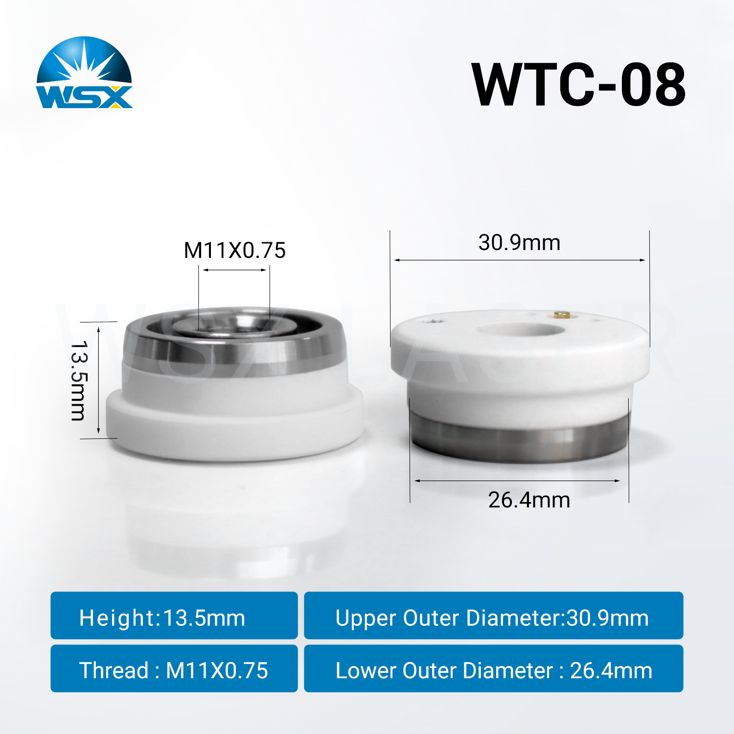 Premium WTC-08 Laser Ceramic Ring for Superior Heat Resistance