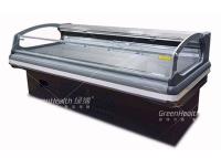 o supermercado fino 1800W indica refrigerar do fã do refrigerador da exposição da carne do refrigerador