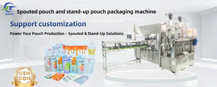 Automatic 4 Nozzle Stand up Spout Pouch Filling Sealing Machine for Ketchup 500ml