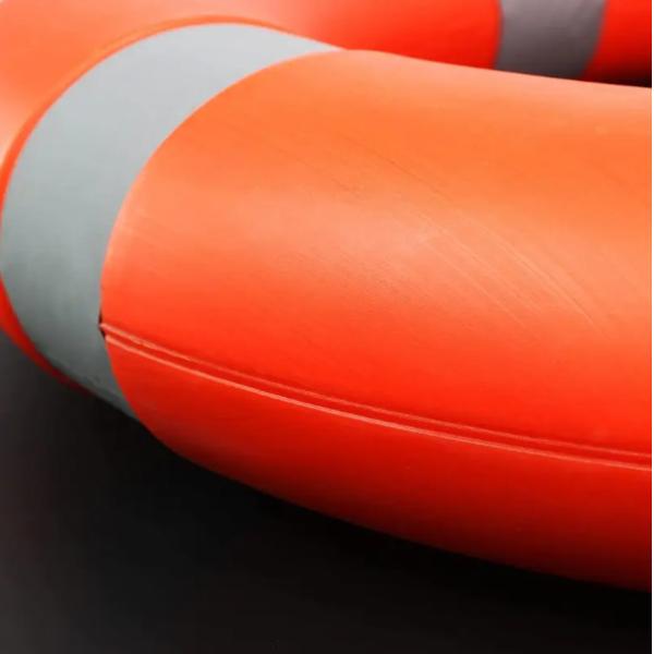 OEM Emergency Rescue Equipment Life Buoy Rings With Fluorescent Reflective Strip