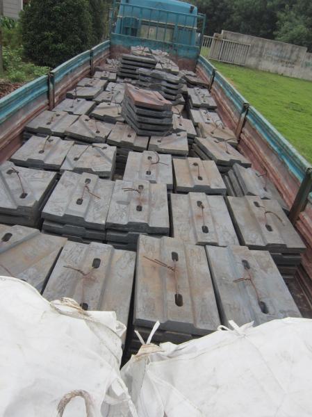BBD4060 Coal Mill Liners BTMCr26 More Than HRC58 Dimensional Check , Hardness Check