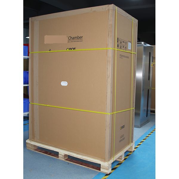 Stainless Steel SUS304/201 Cleanroom Pass Box with Electrical Interlock and Customizable Dimensions